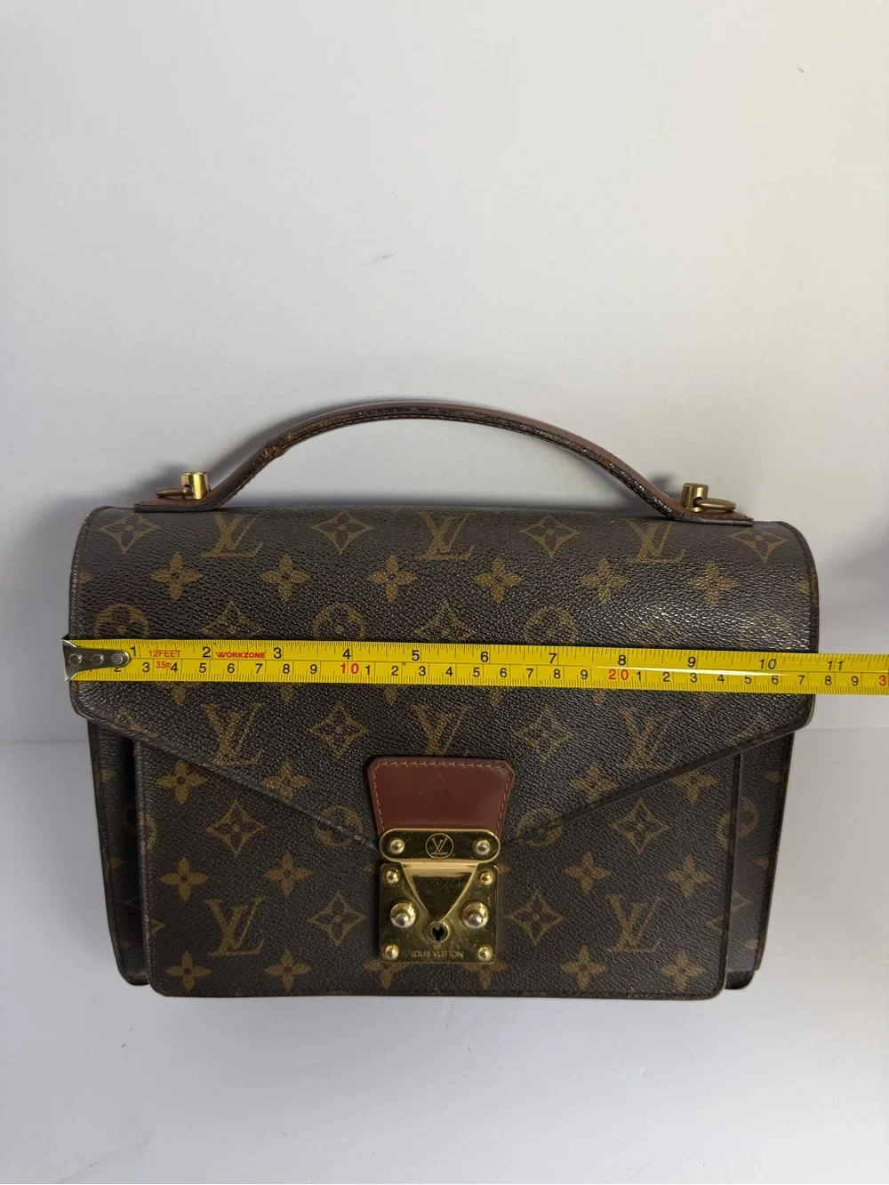 Vintage Louis Vuitton Monceau 28 Monogram Canvas Handbag